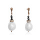 Pendientes Dante en plata Rosa