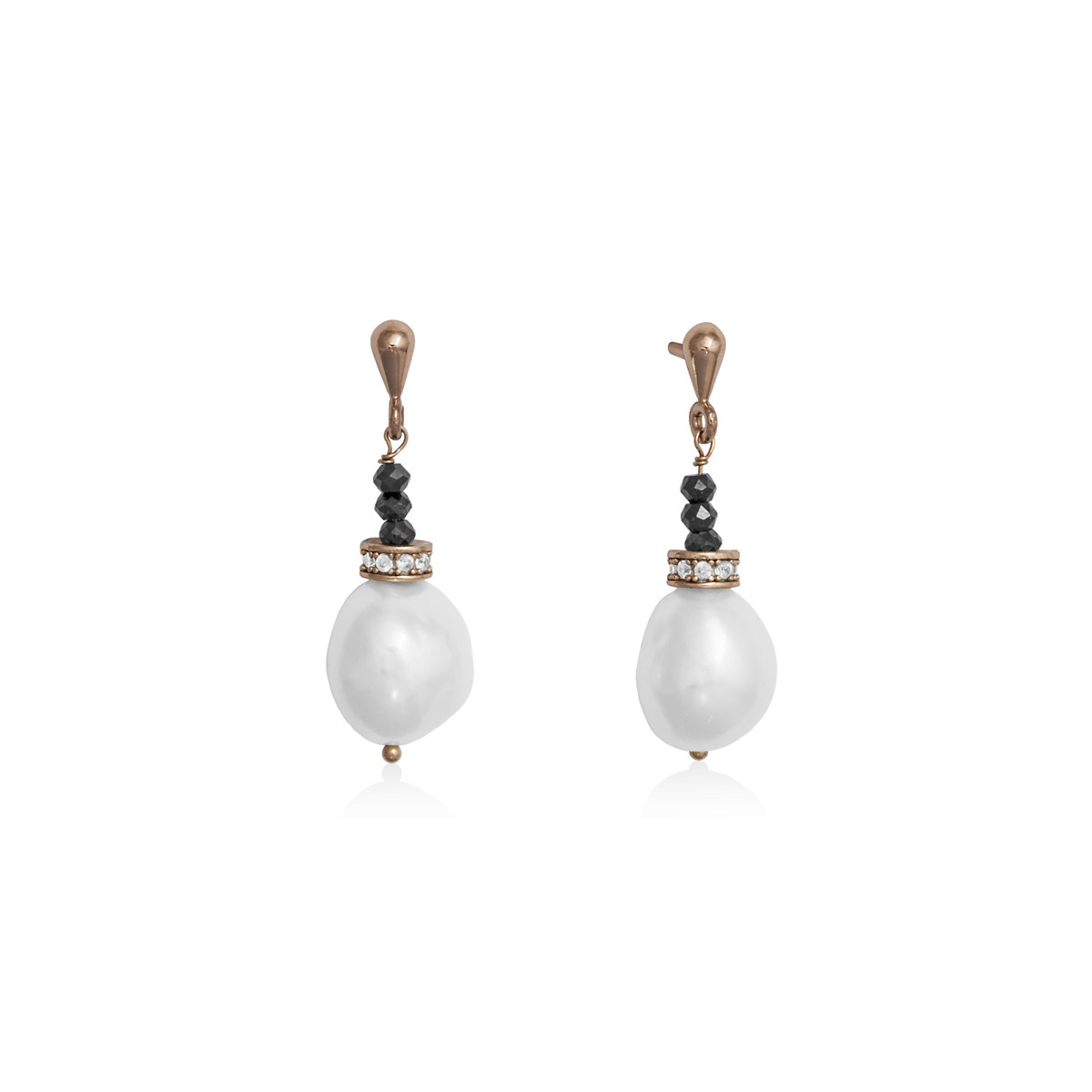 Pendientes Dante en plata Rosa