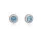 Pendientes Maui Azul en plata
