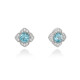 Pendientes Maui Azul en plata