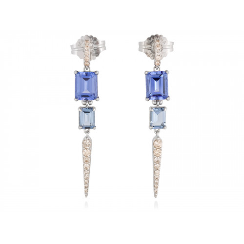 Pendientes Mónaco Azul