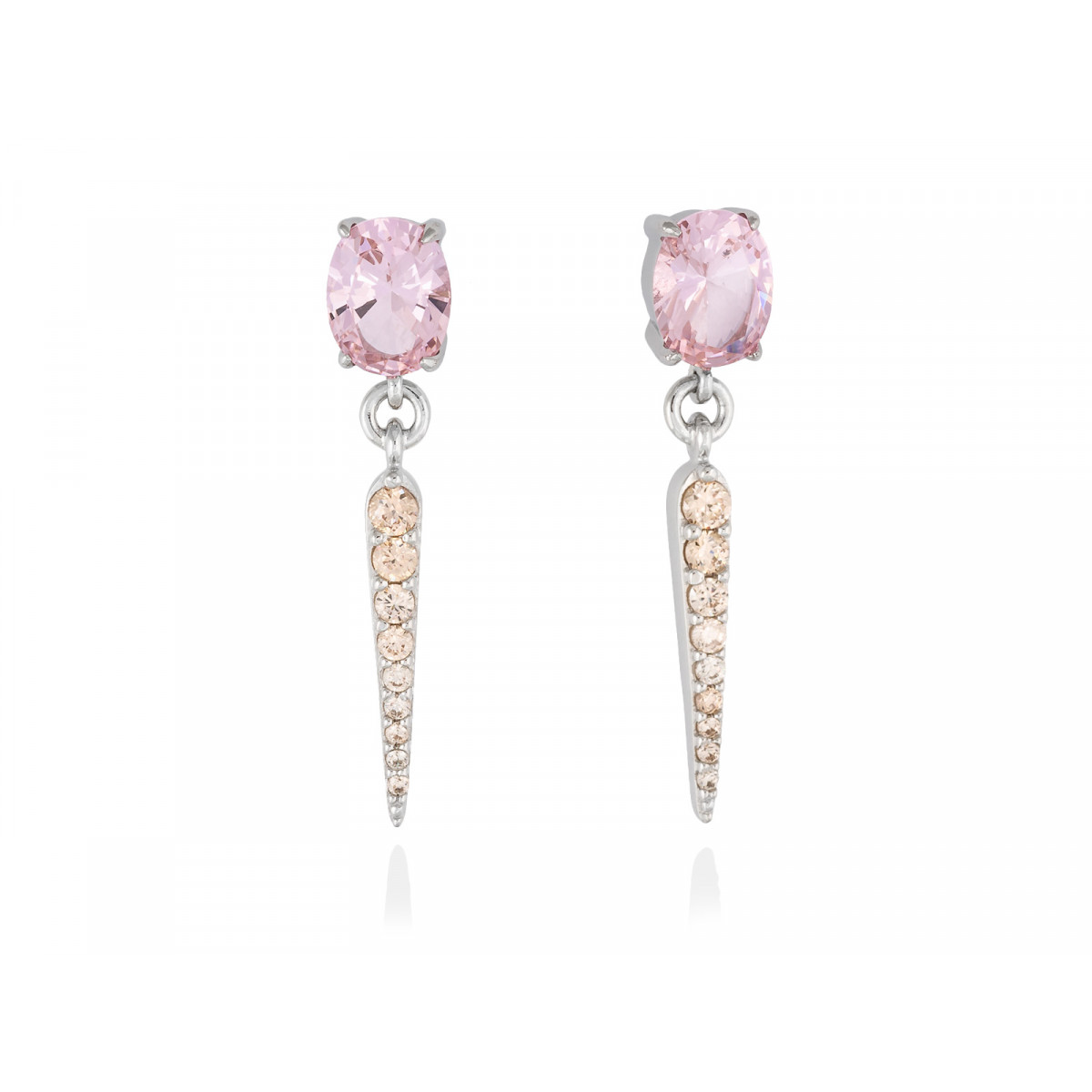 Pendientes Pastel rosa