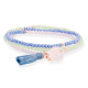 Pulsera ZEN Multicolor en plata rosa