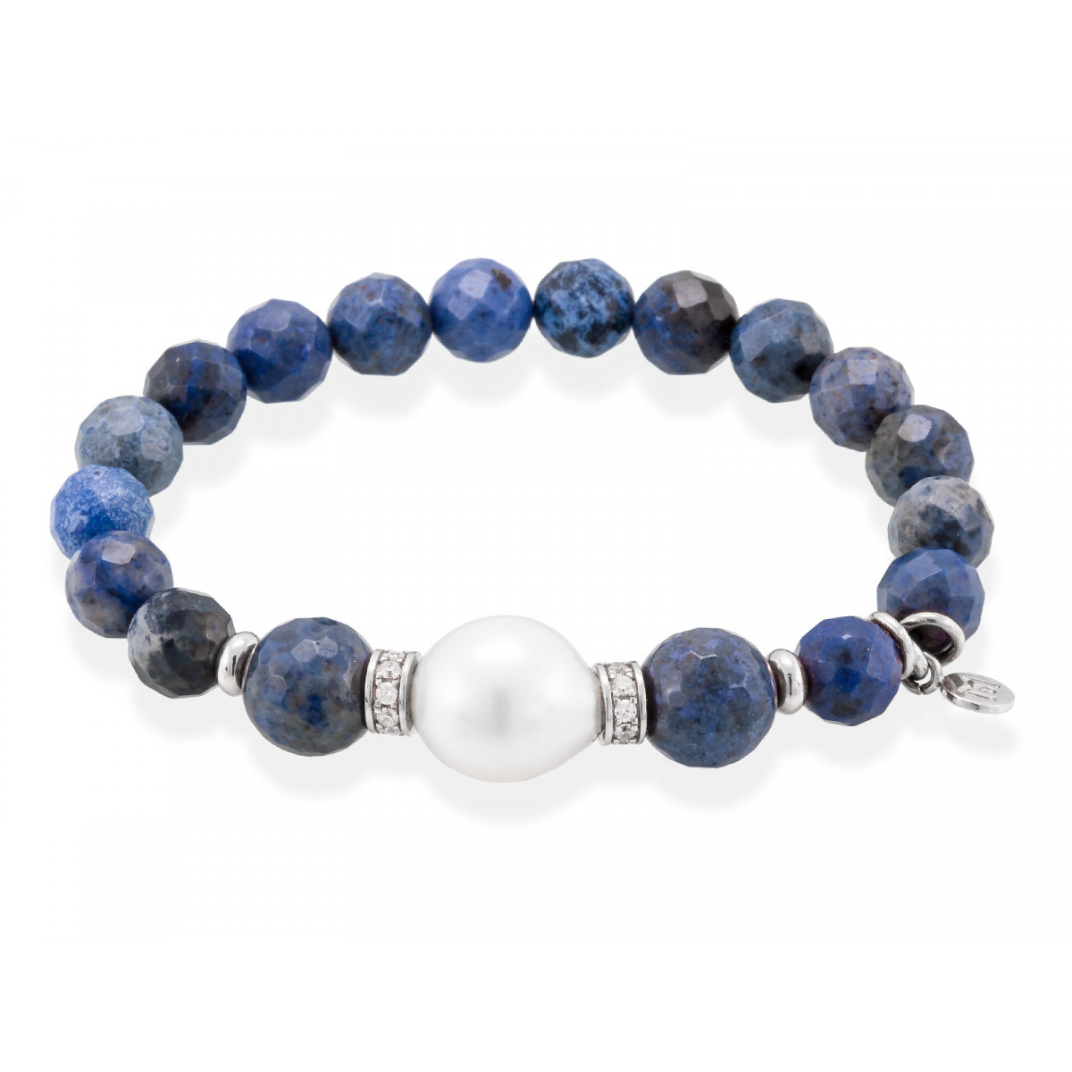 Pulsera CHAKRA Azul en plata