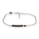 Pulsera Gift Negro en plata