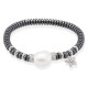 Pulsera Matt Gris en plata