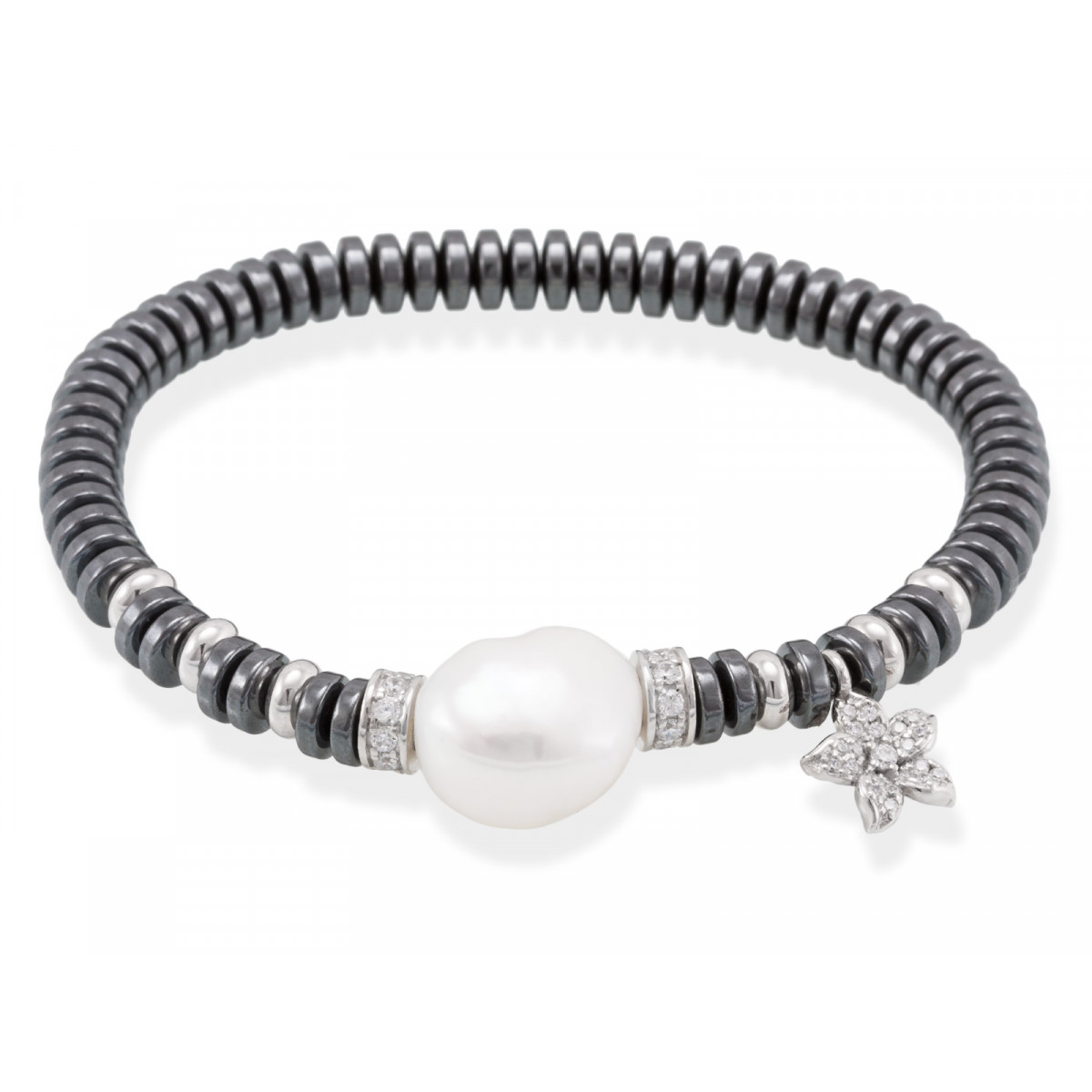 Pulsera Matt Gris en plata