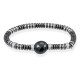 Pulsera Matt Perla en plata