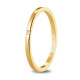 Alianza oro amarillo con diamante