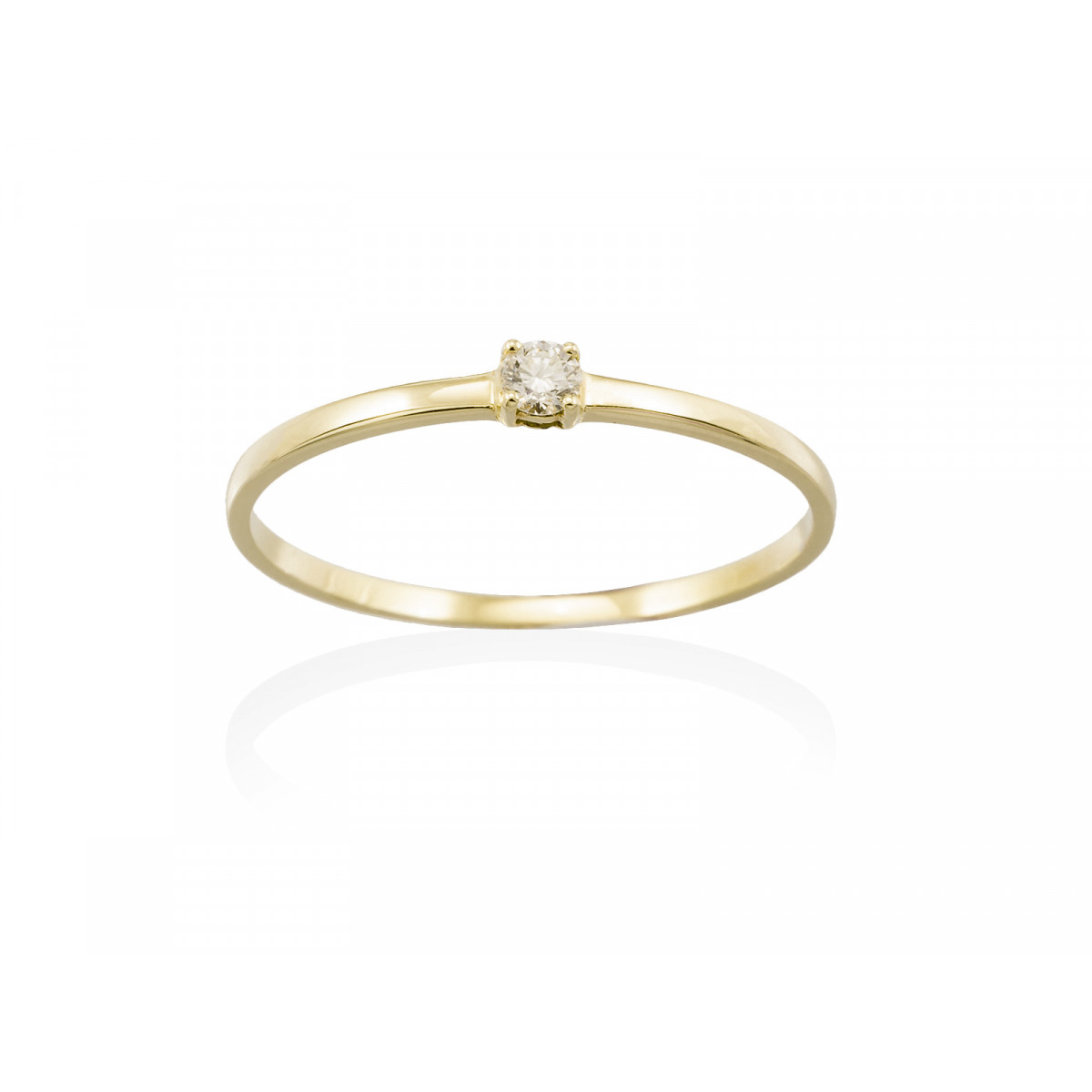 Anillo con brillante