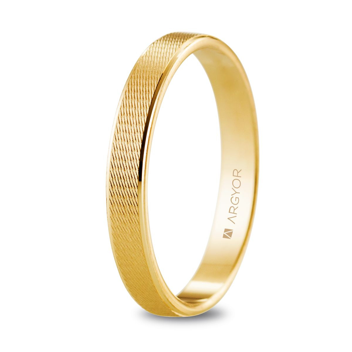 Alianza oro amarillo 3 mm
