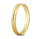 Alianza oro 3 mm con diamante