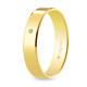 Alianza oro con diamante