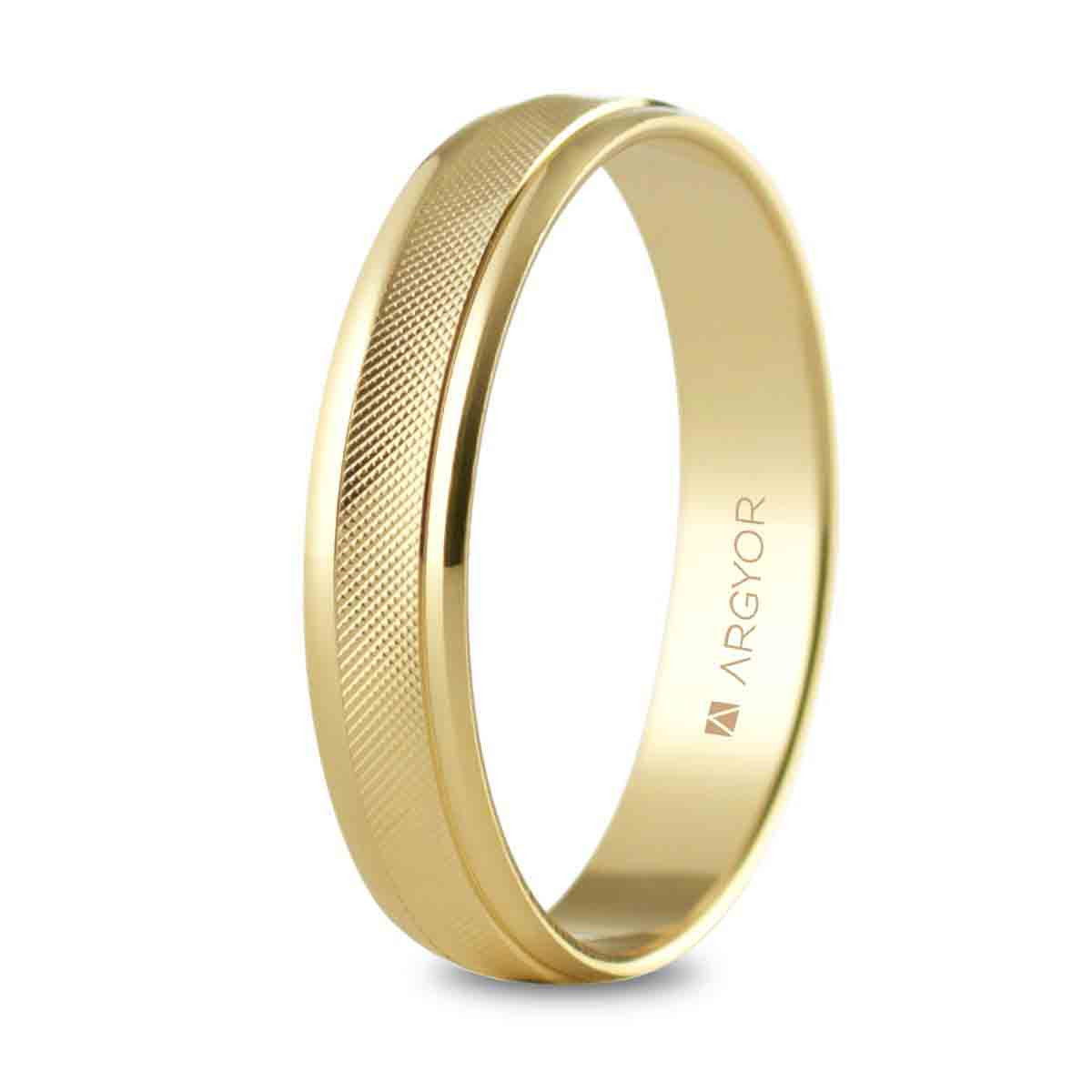Alianza de boda oro 4mm