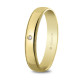Alianza oro con diamante