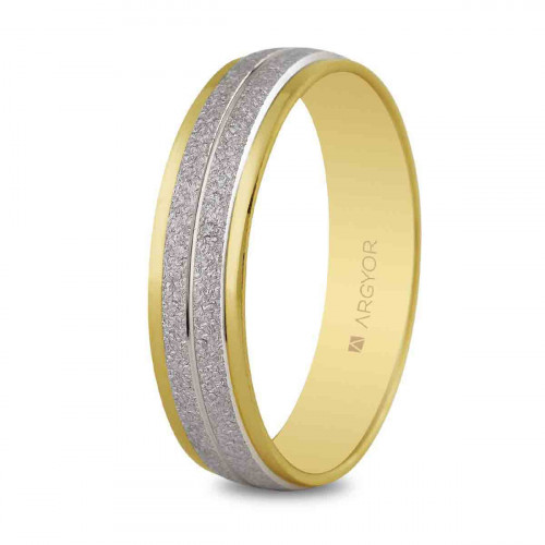 Alianza oro bicolor