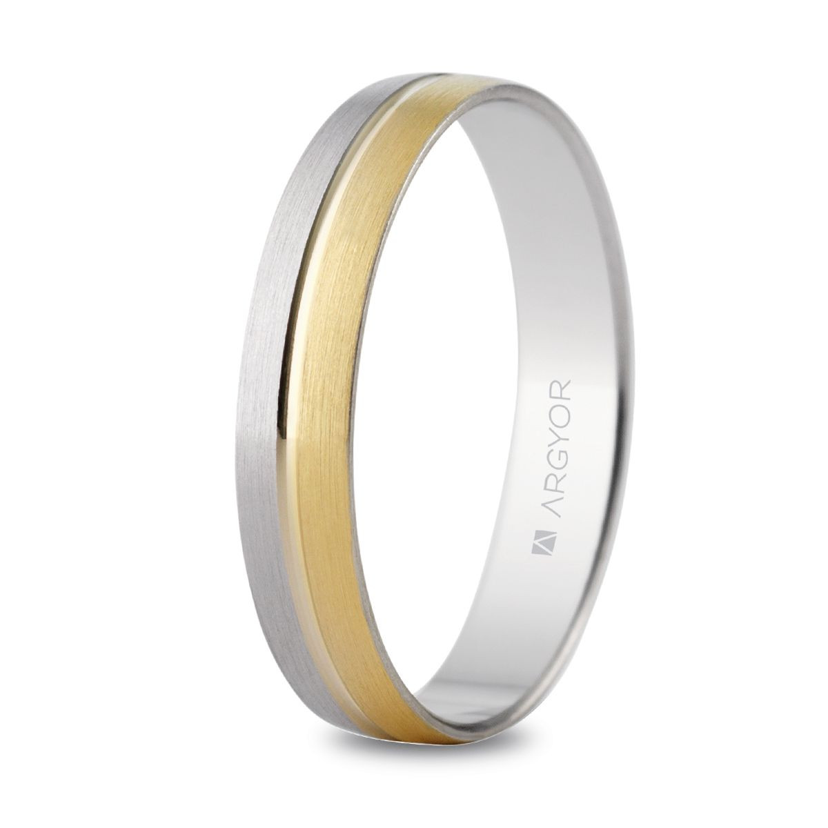 Alianza oro bicolor