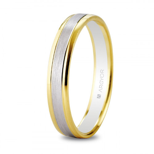 Alianza oro bicolor