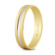 Alianza oro bicolor