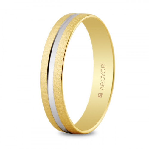 Alianza oro bicolor