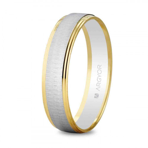 Alianza oro bicolor