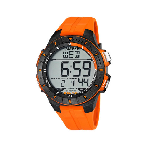 RELOJ CALYPSO NARANJA