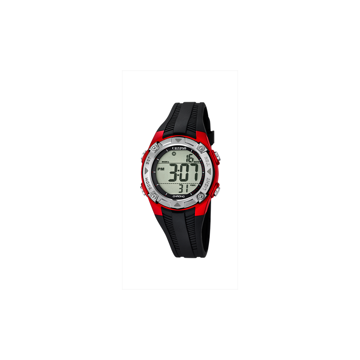 RELOJ CALYPSO ROJO/NEGRO