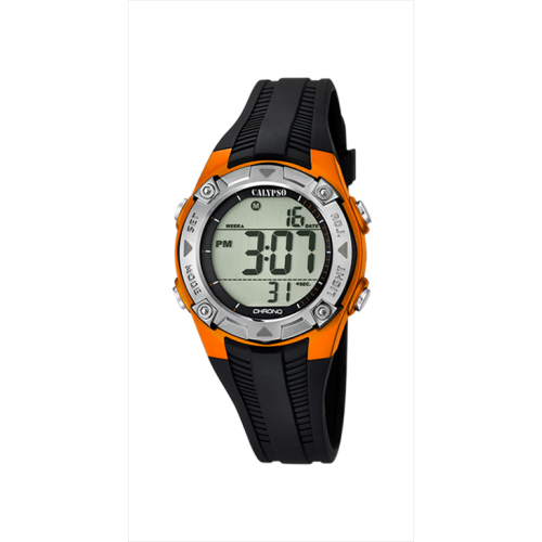 RELOJ CALYPSO NARANJA/NEGRO