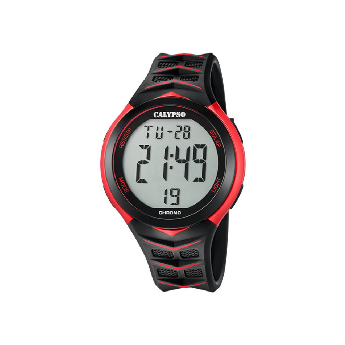 RELOJ CALYPSO NEGRO/ROJO