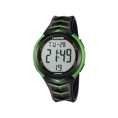 RELOJ CALYPSO NEGRO/VERDE