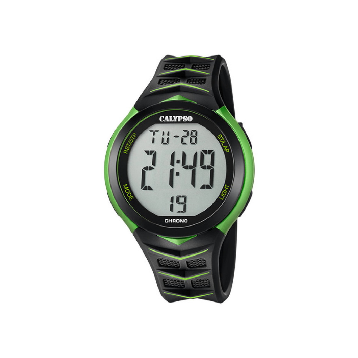 RELOJ CALYPSO NEGRO/VERDE