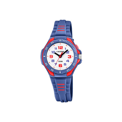 RELOJ CALYPSO AZUL/ROJO