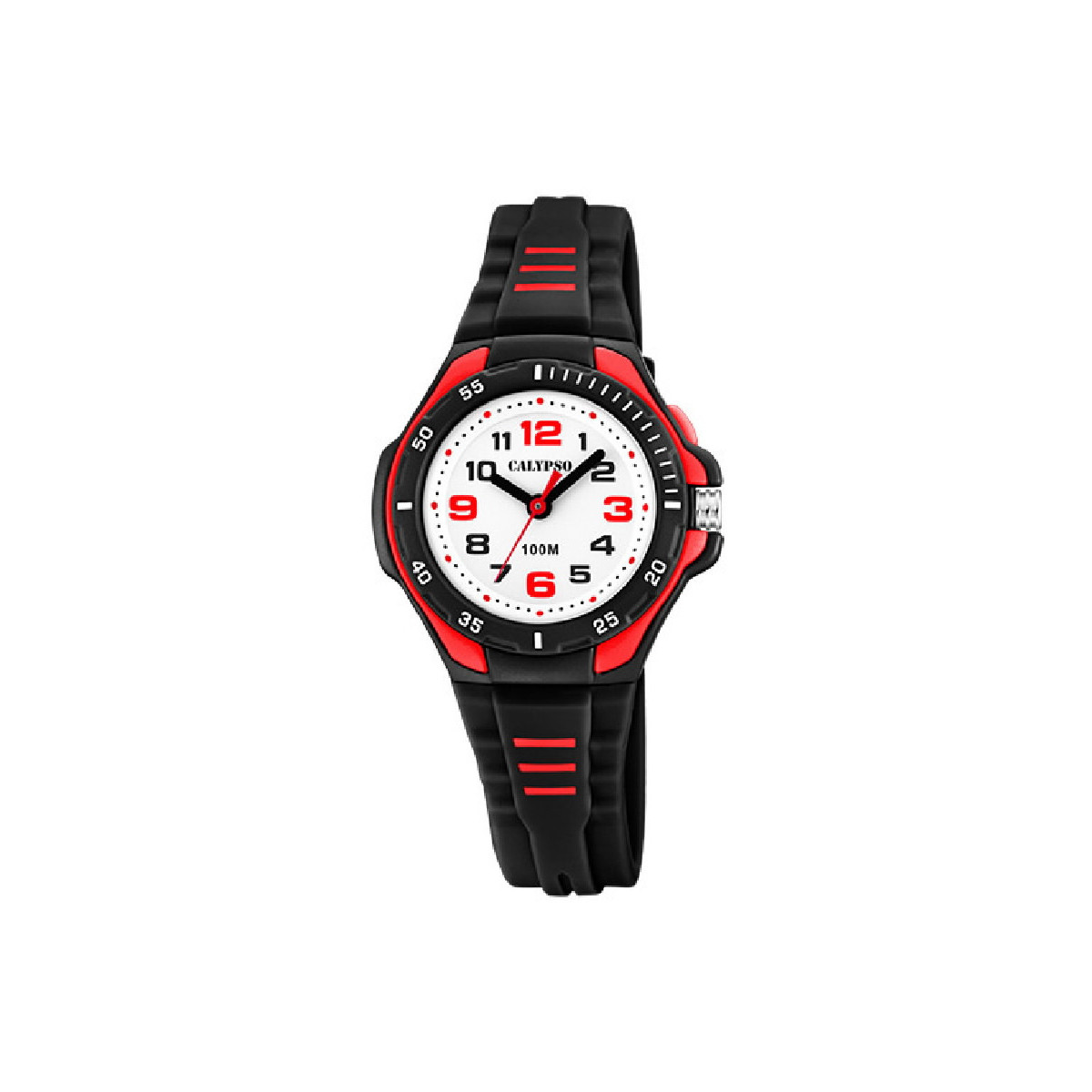 RELOJ CALYPSO NEGRO/ROJO