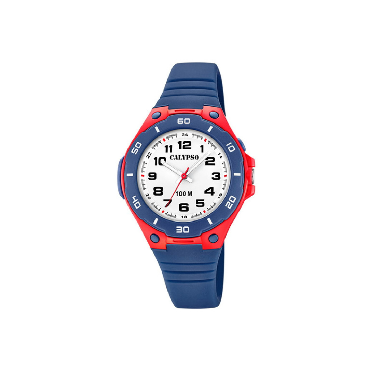 RELOJ CALYPSO AZUL/ROJO