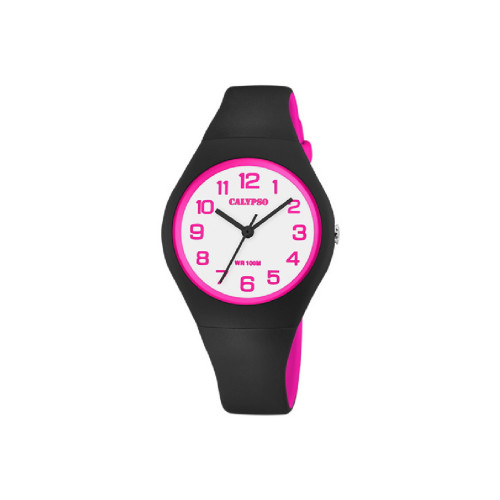 RELOJ CALYPSO NEGRO/ROSA