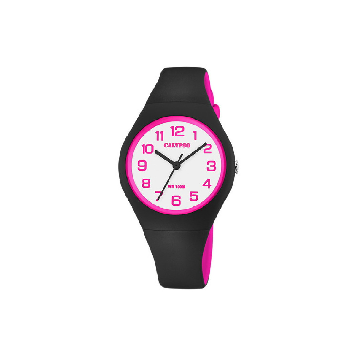 RELOJ CALYPSO NEGRO/ROSA