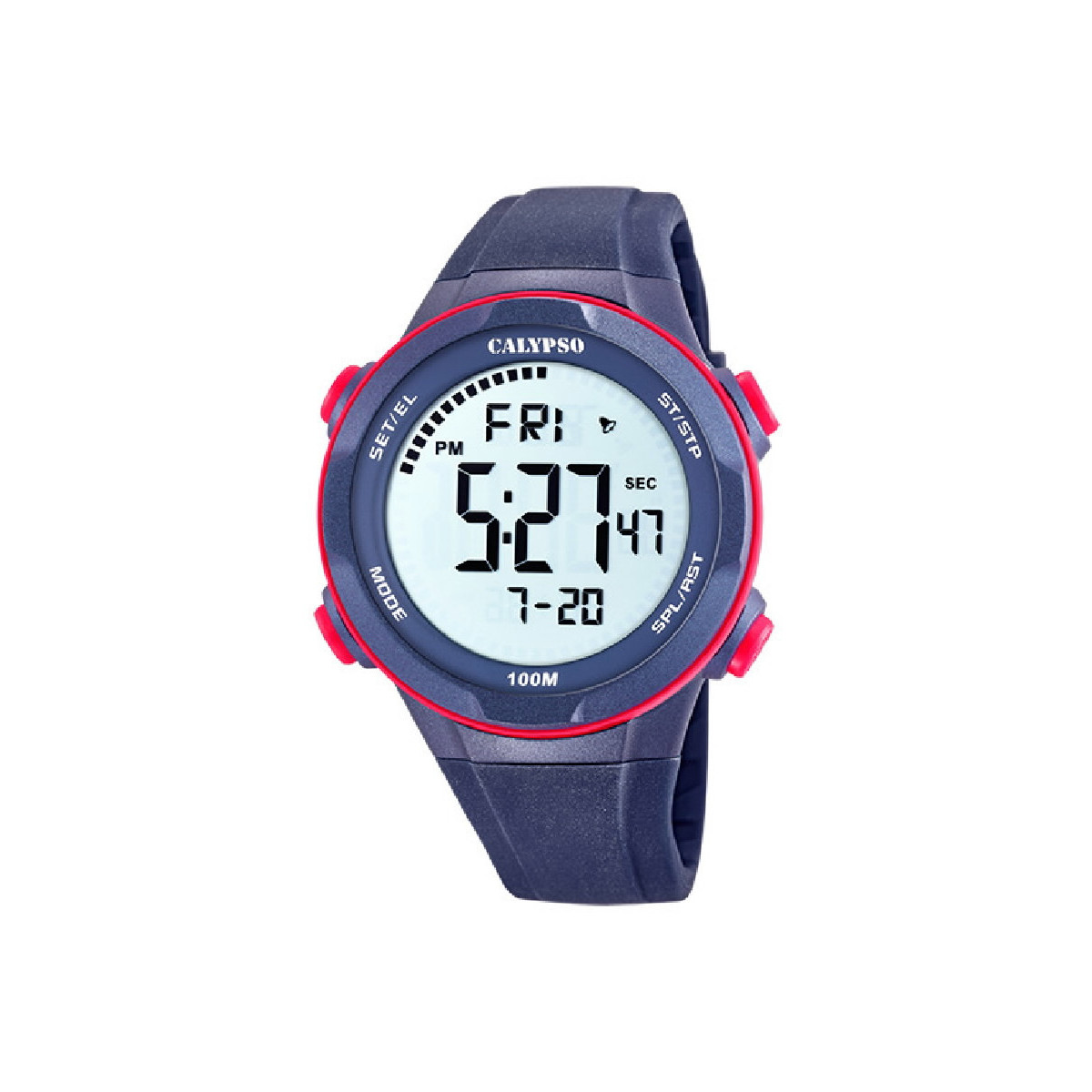 RELOJ CALYPSO AZUL/ROJO