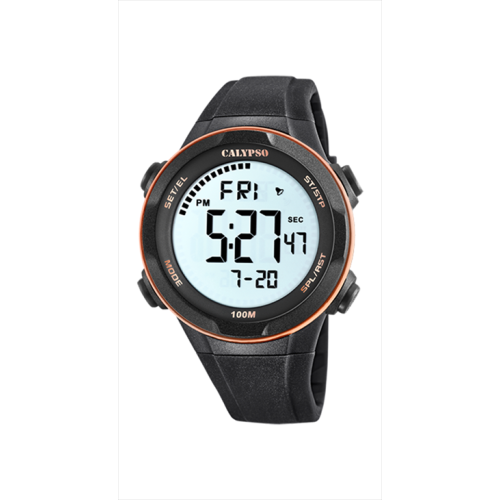 RELOJ CALYPSO NEGRO/ROSA