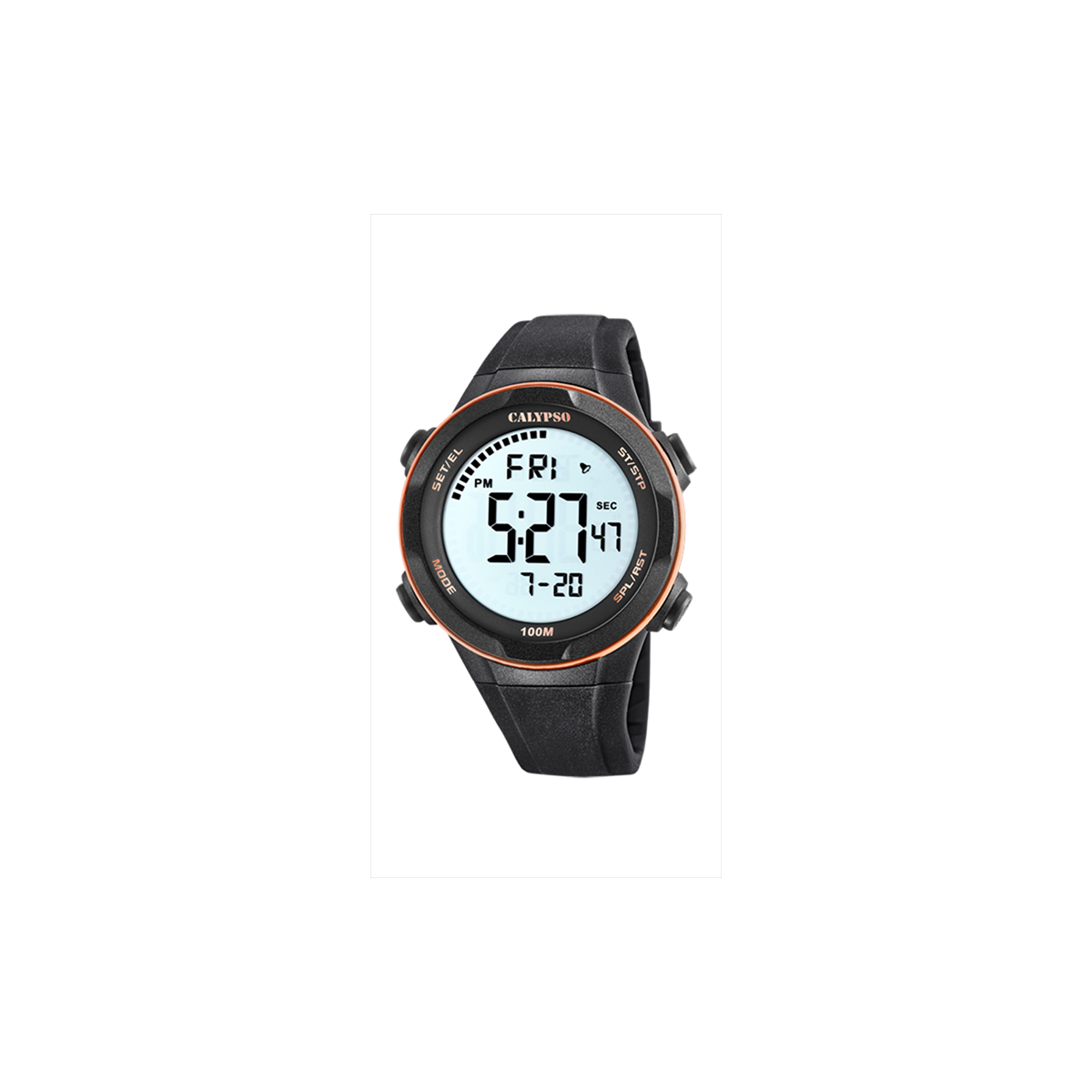 RELOJ CALYPSO NEGRO/ROSA