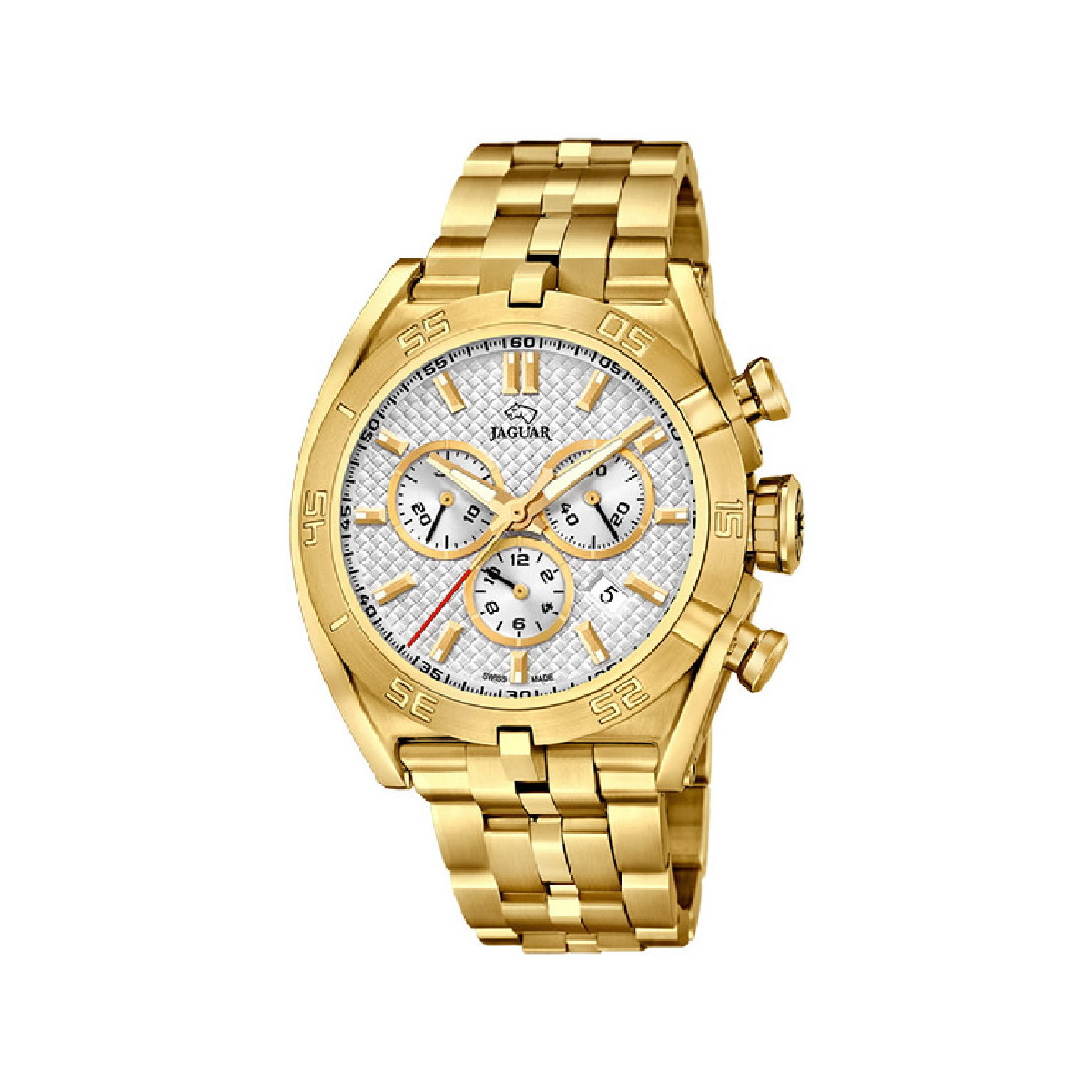 RELOJ JAGUAR DORADO/PLATEADO