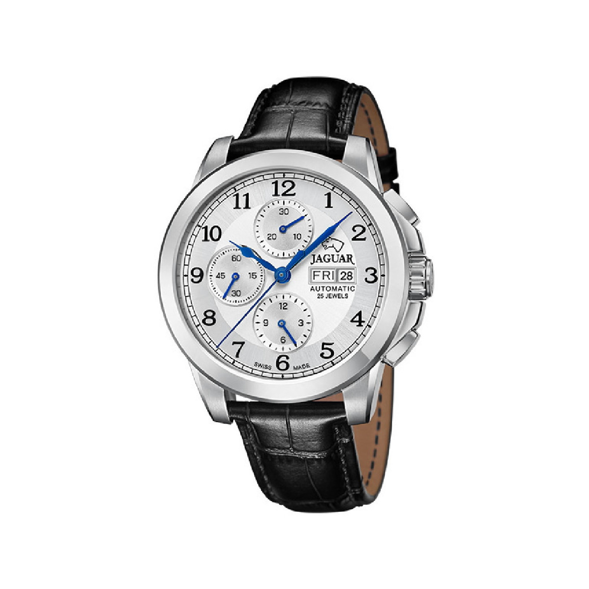 RELOJ JAGUAR PLATEADO