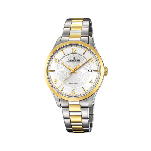 RELOJ CANDINO BLANCO/DORADO