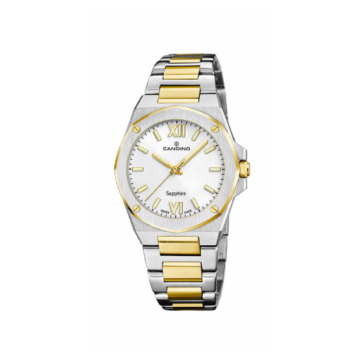 RELOJ CANDINO SWISS PLATEADO