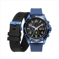 RELOJ SMART ACERO IP AZUL CORREA SR