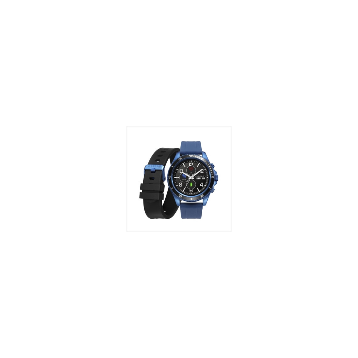 RELOJ SMART ACERO IP AZUL CORREA SR
