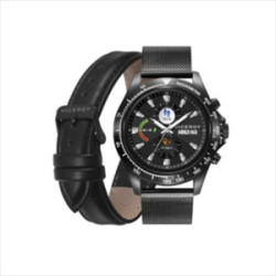 RELOJ SMART ACERO IP NEGRO BRAZALET