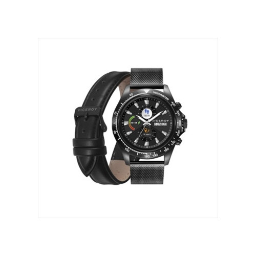 RELOJ SMART ACERO IP NEGRO BRAZALET