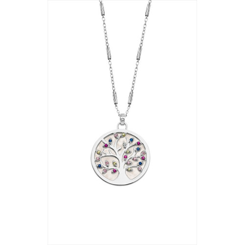 LOTUS SILVER COLLAR SRA.ARBOL.COLORIDO