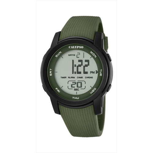 RELOJ CALYPSO NEGRO/VERDE