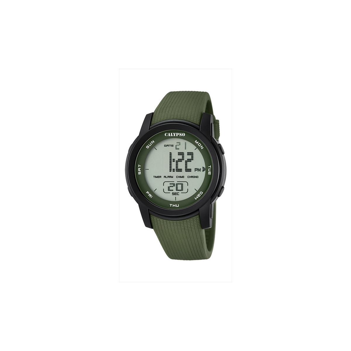 RELOJ CALYPSO NEGRO/VERDE